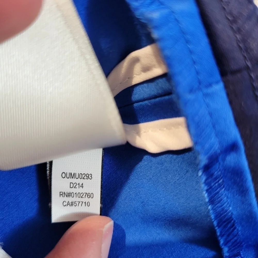Kate Spade Fiorella Blue & White Colorblock Cupcake Dress